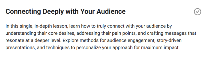 Why Deep Connection with Your Audience Matters
