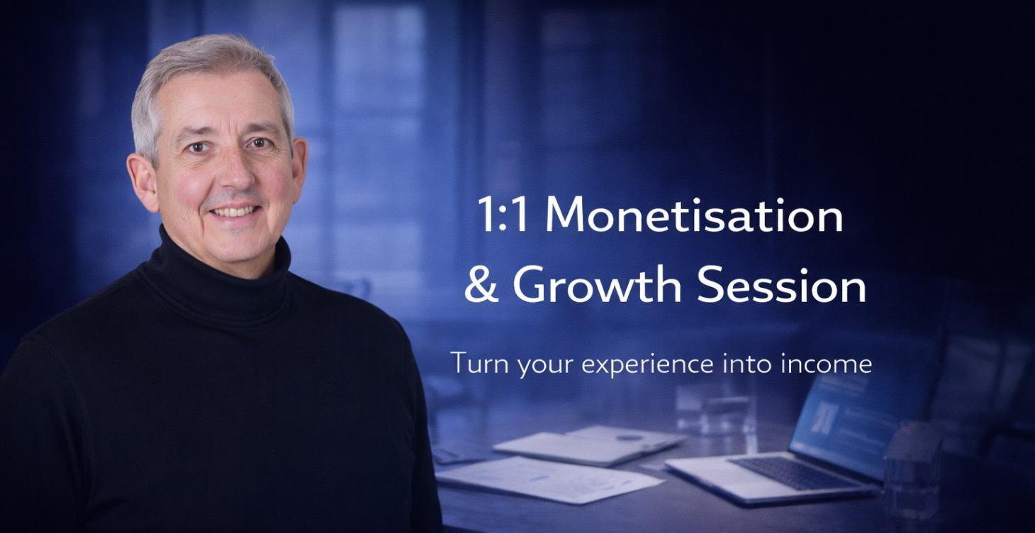 1:1 Monetisation & Growth Session