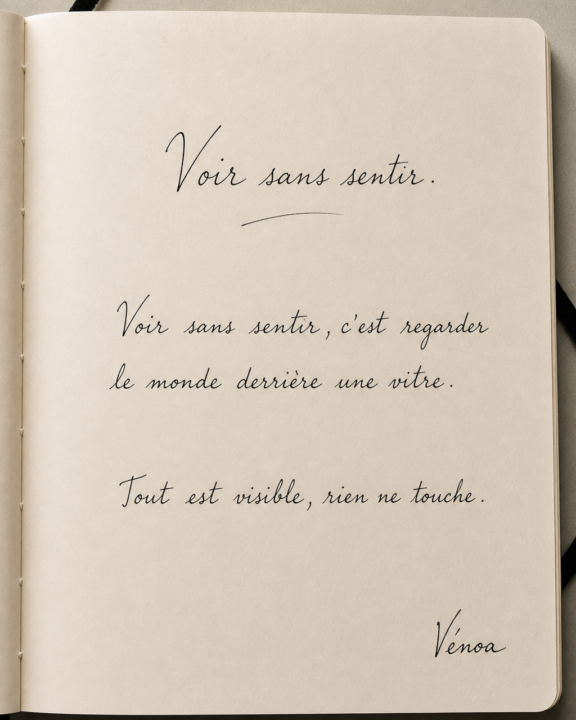 Voir sans ressentir c'est bien plus courant qu'on ne le croit