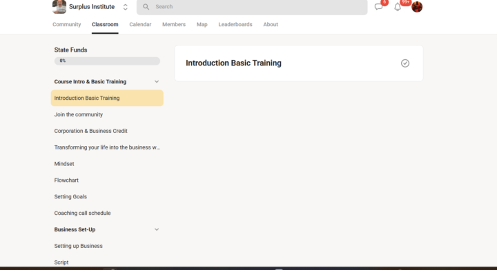 State Funds Classroom