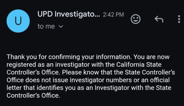Approved / California 