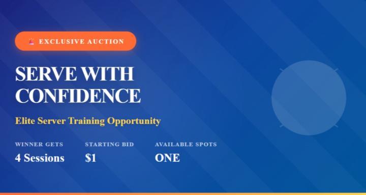Serve With Confidence Auction
