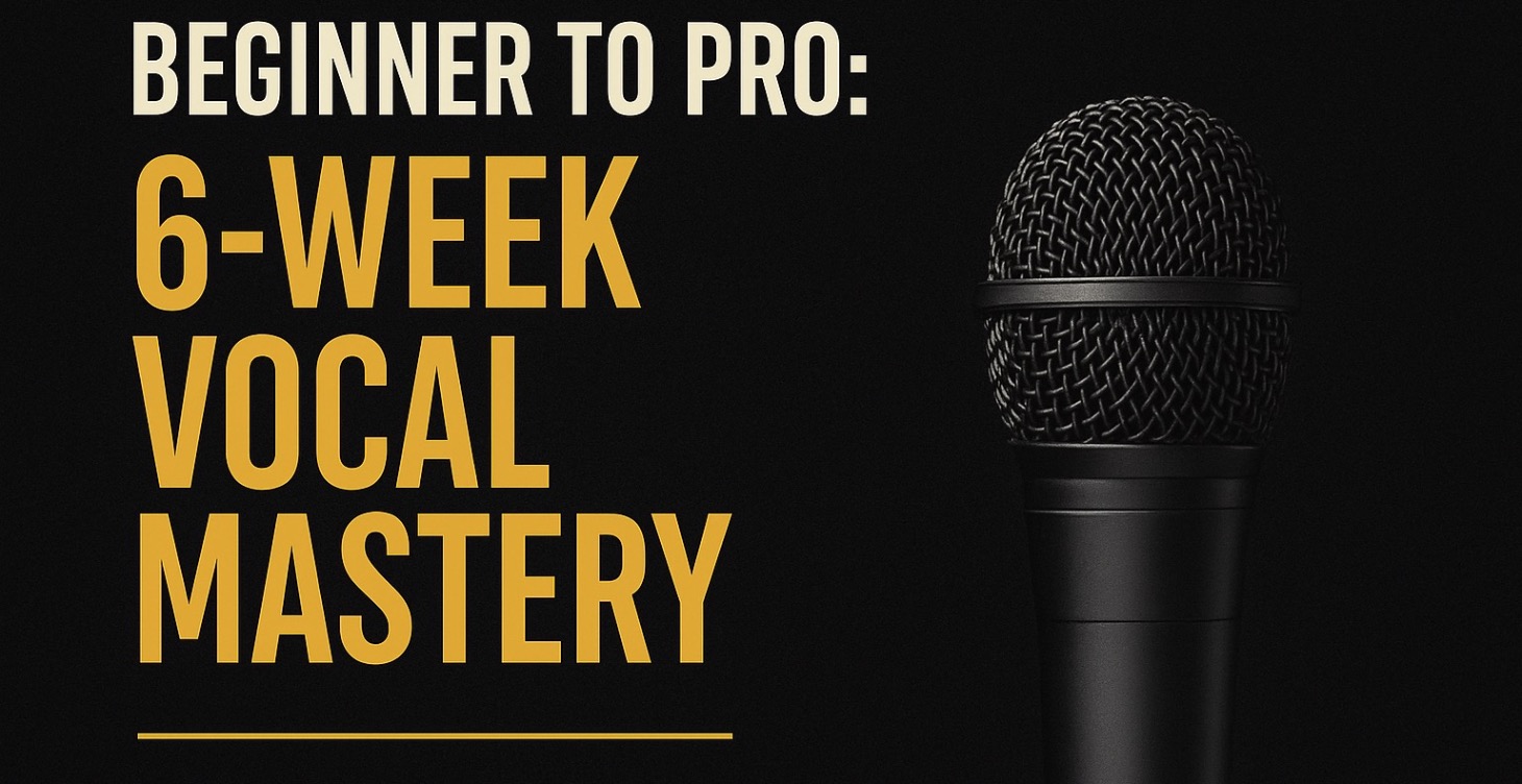 🎤 Beginner to Pro: 6-Week Vocal Mastery