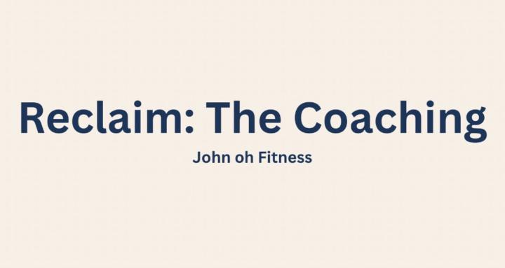 John Oh Fitness 1:1