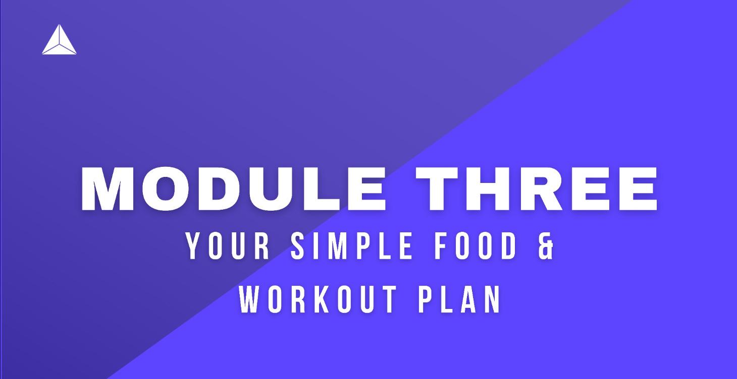 Your Simple Food & Workout Plan