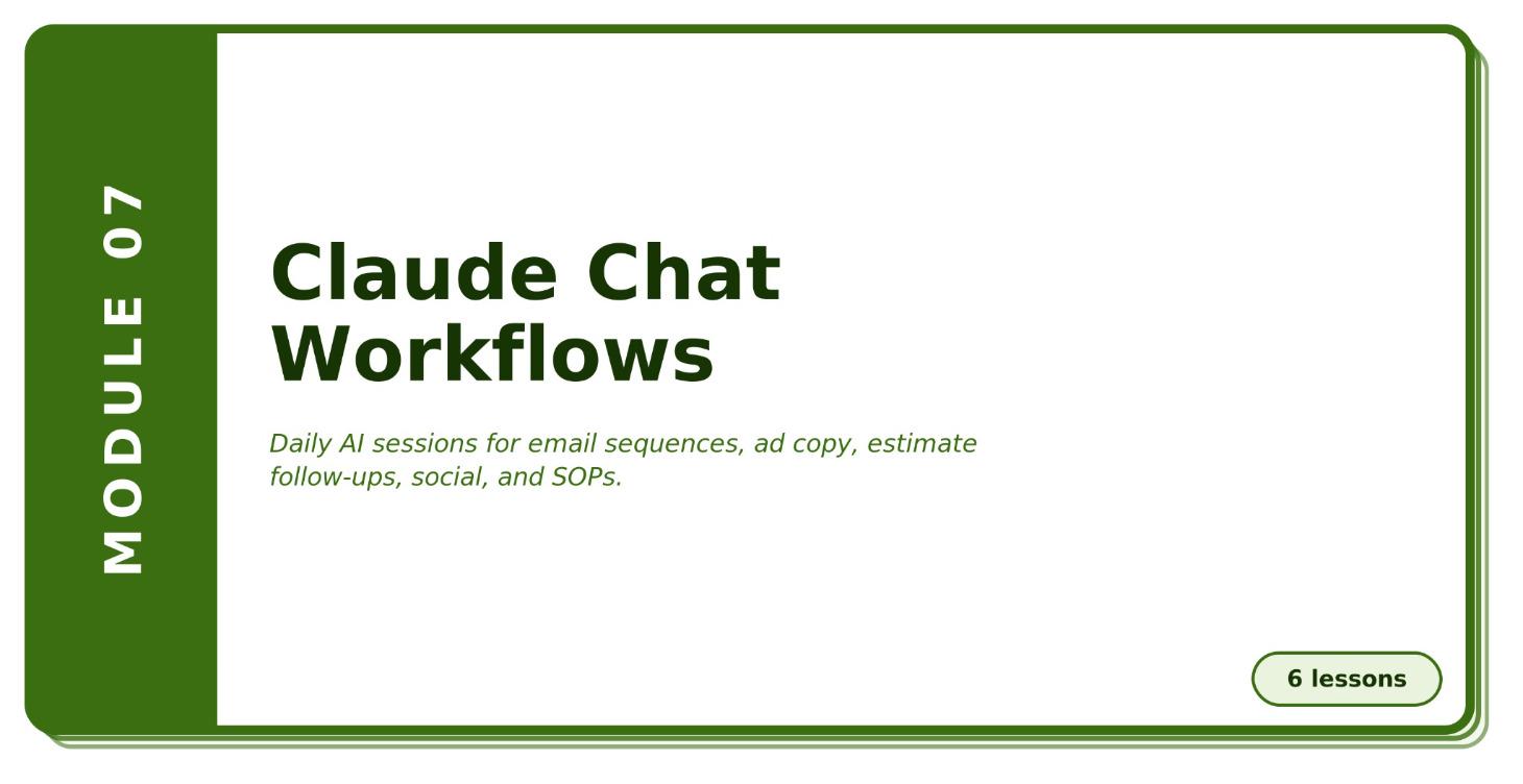 Claude Chat Workflows