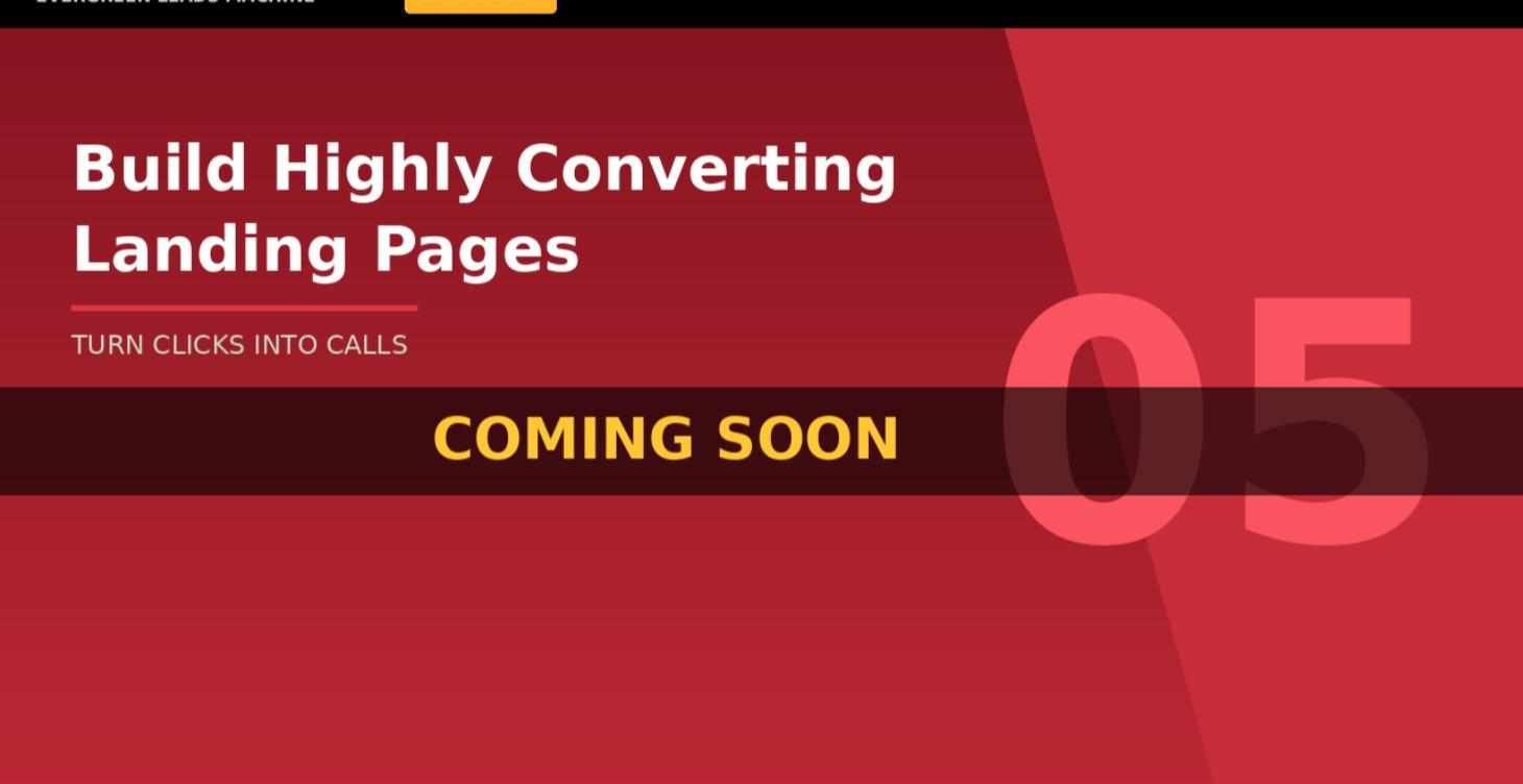Build Highly Converting Landing Pages