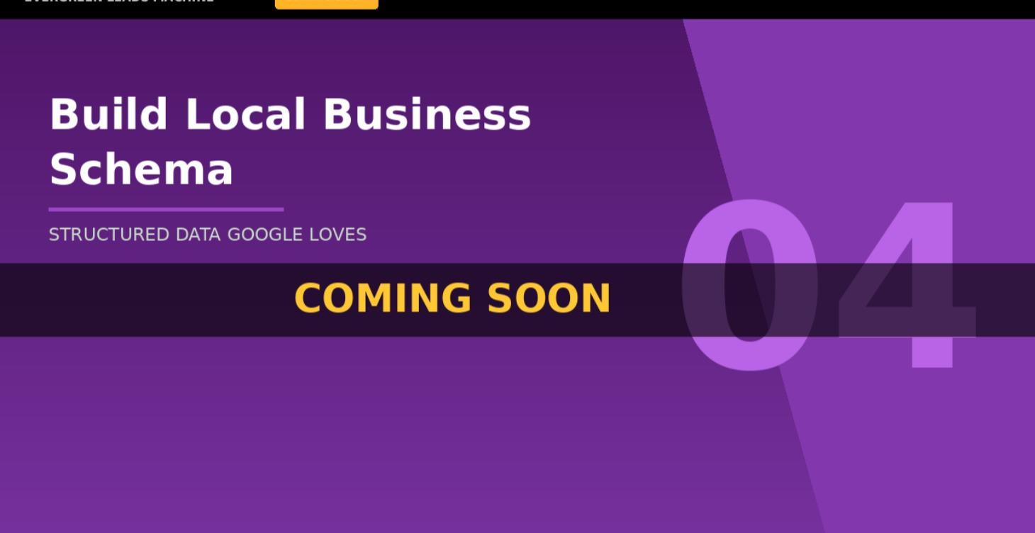 Build Local Business Schema