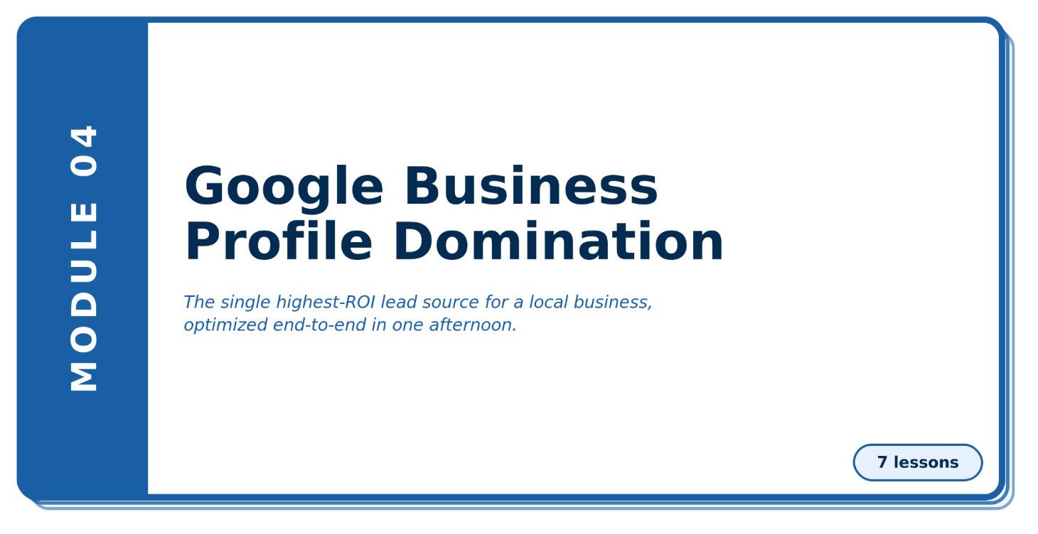 Google Business Profile Domination