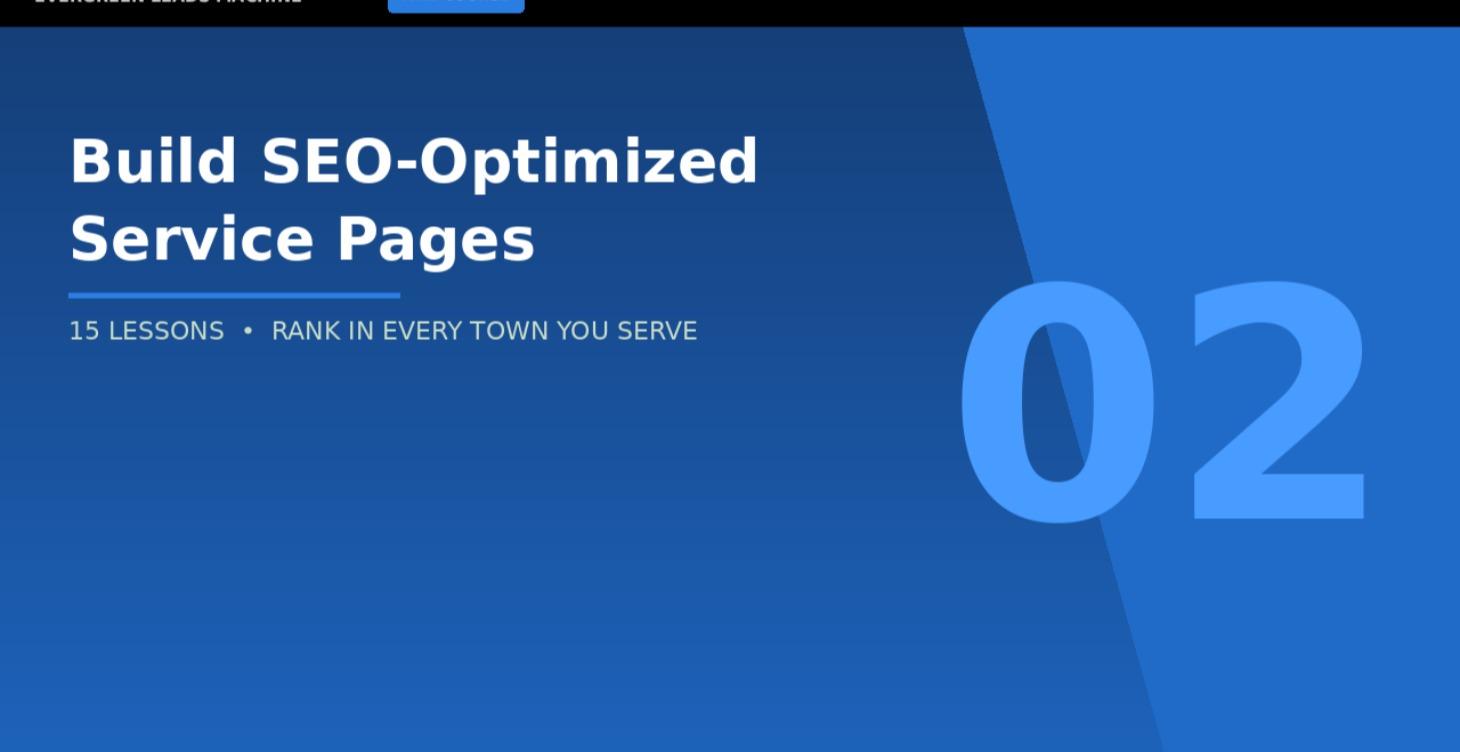 Build SEO-Optimized Service Pages