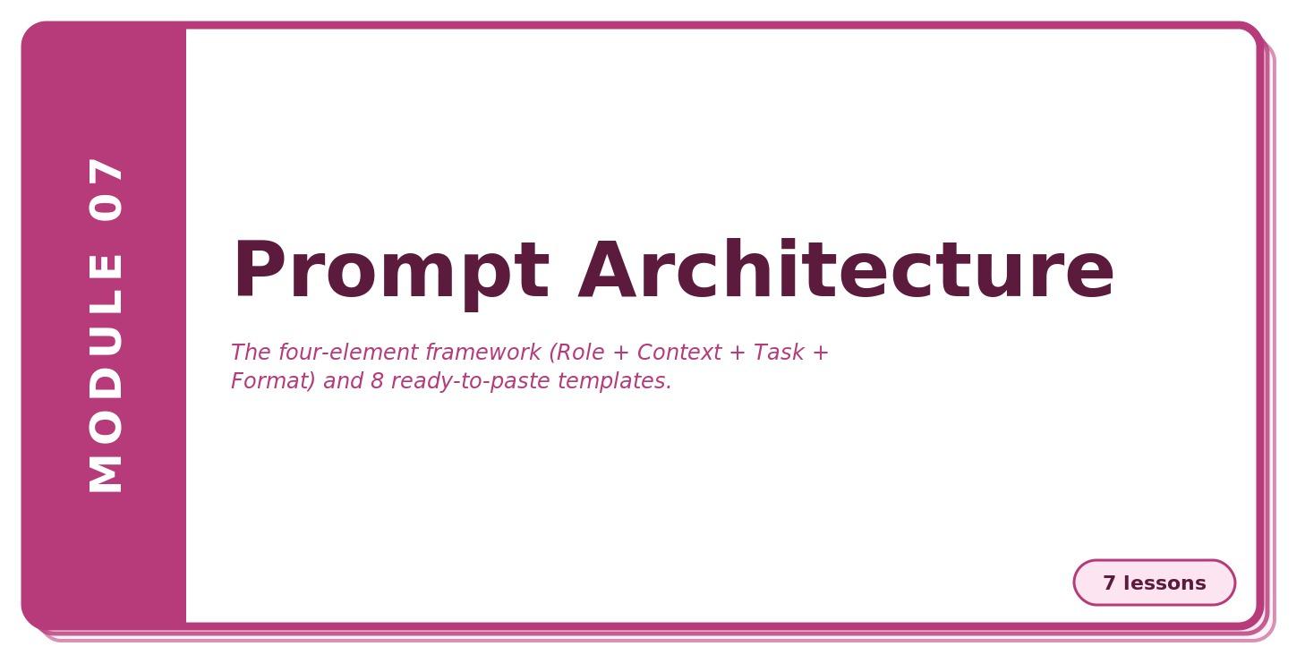 Prompt Architecture