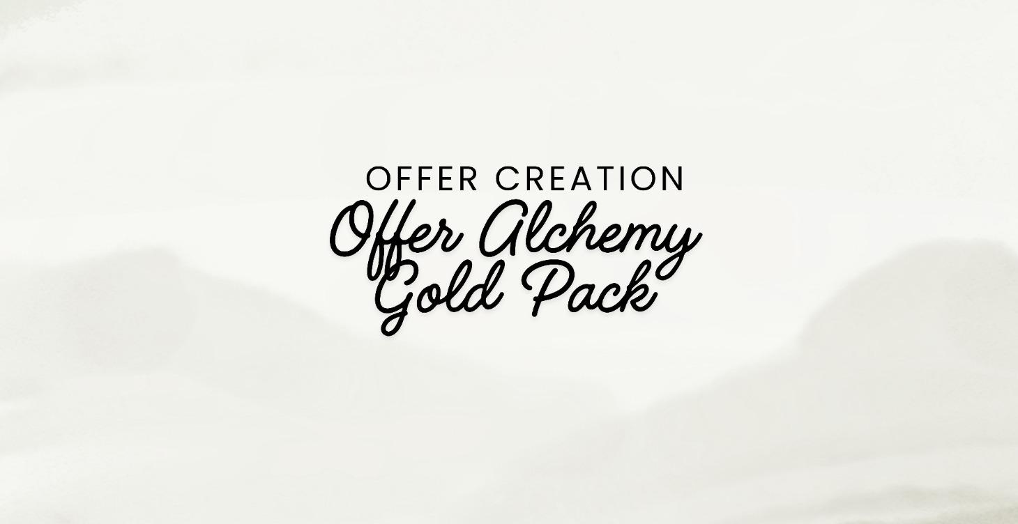 Offer Alchemy Gold Pack