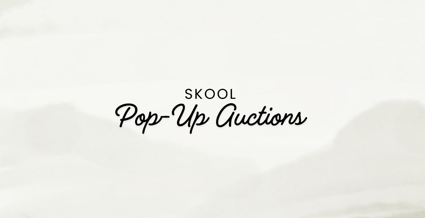 Skool Pop-Up Auctions