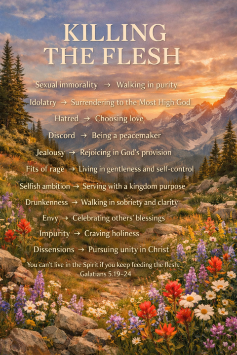 Where the Flesh Dies and the Spirit Transforms