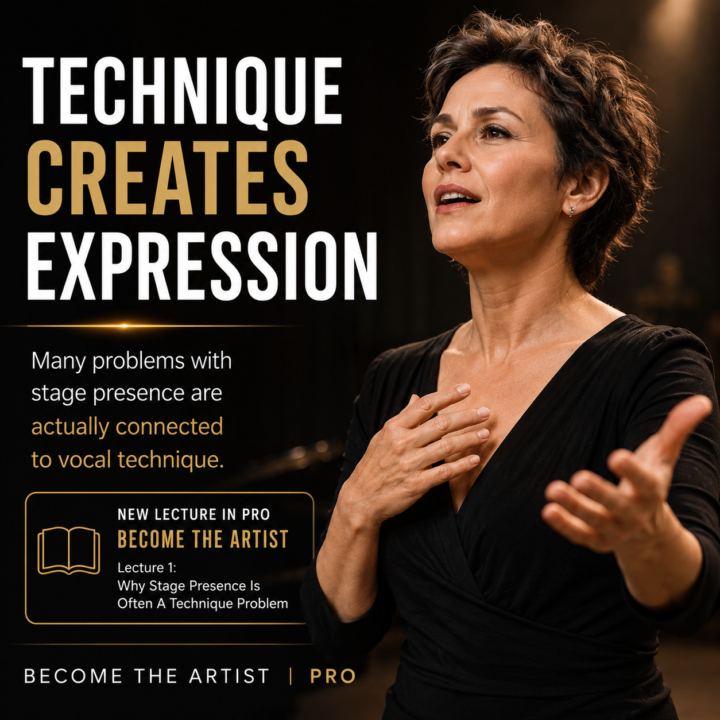 She Came For Stage Expression...