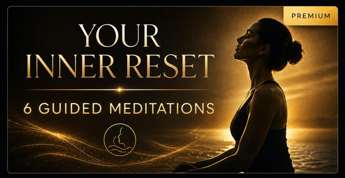 6 GUIDED MEDITATIONS. YOUR INNER RESET.