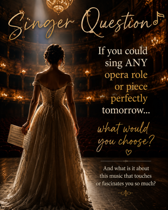 🎶 Singer Question: Your Dream Role