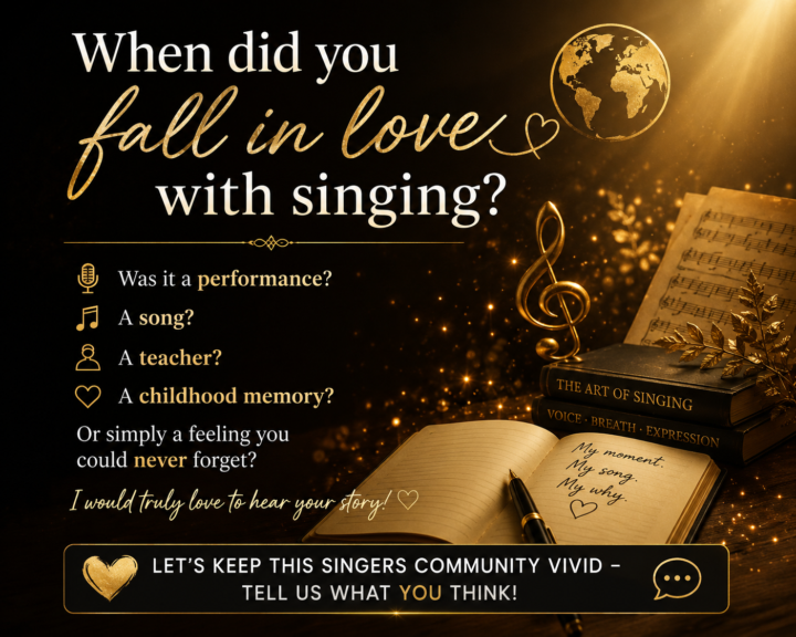 “Do YOU remember when you fell in love with singing? 🌍”