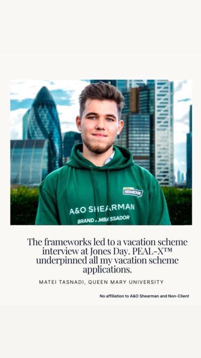 Our frameworks generate outcomes at elite US firms 