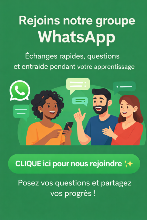 Accès groupe WhatsApp