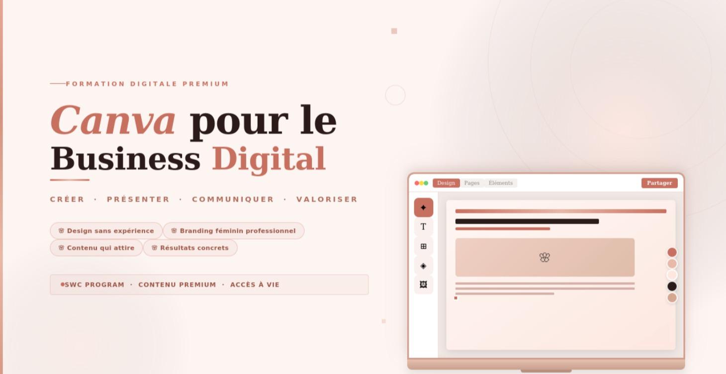 Formation Canva pour les débutants