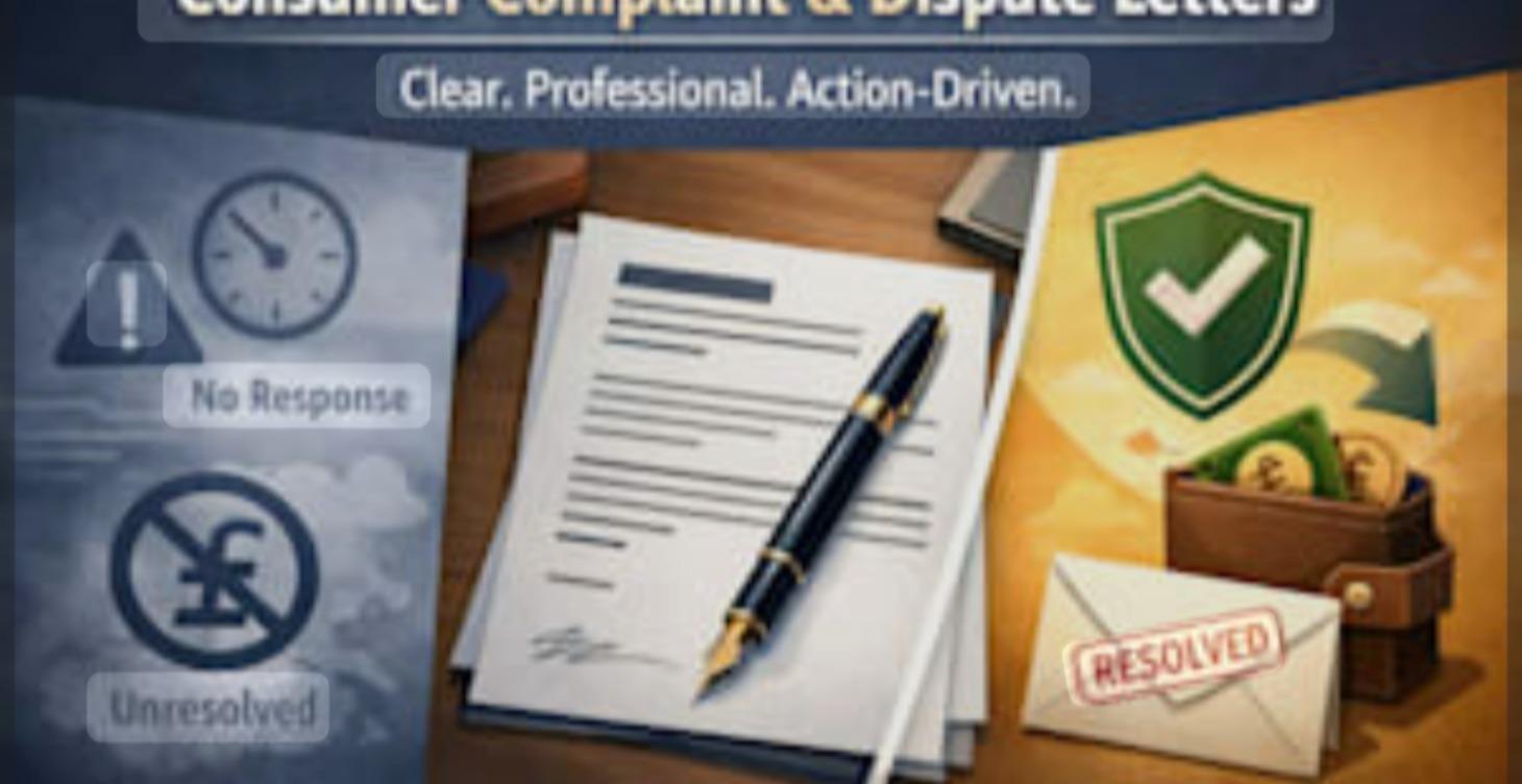 Dispute letters 📨