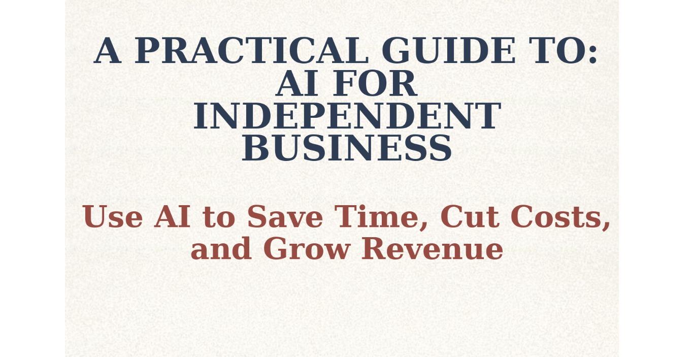 Practical Guide to AI