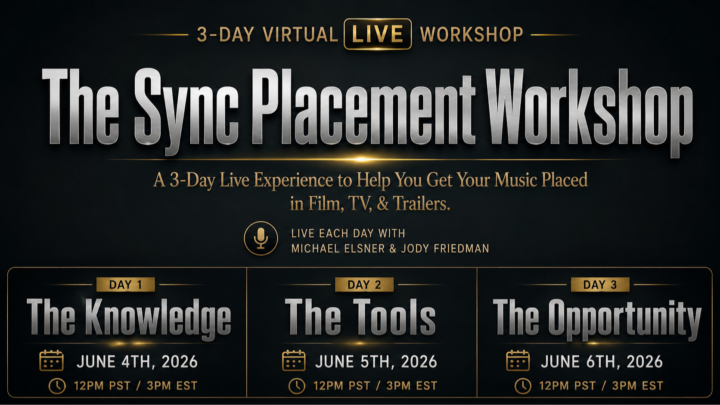 Free Sync Placement Workshop Today at 3PM EST
