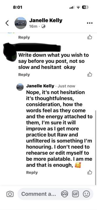 We are not meant for everyone! But I feel these little moments are sent as testers, but when I say raw and unfiltered I Mean it! We see enough fakeness people editing versions of them selves to make others feel comfortable, nope 👎 sorry NOT Sorry 