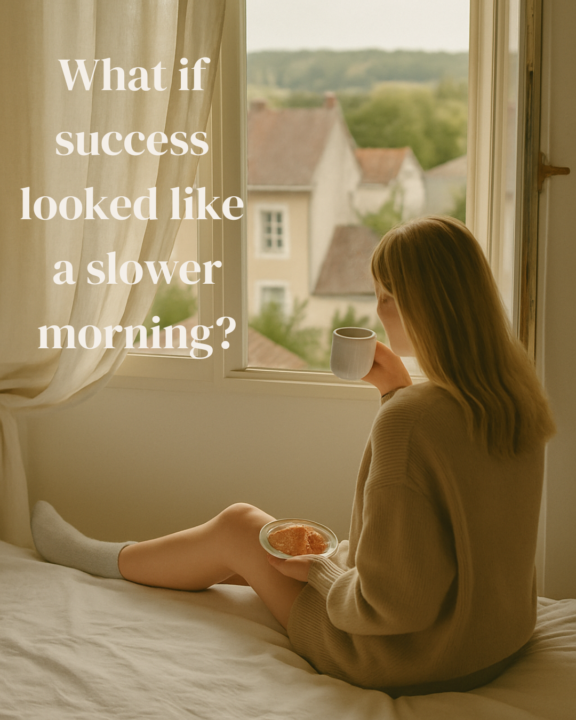 What If Success Looked Like a Slower Morning?