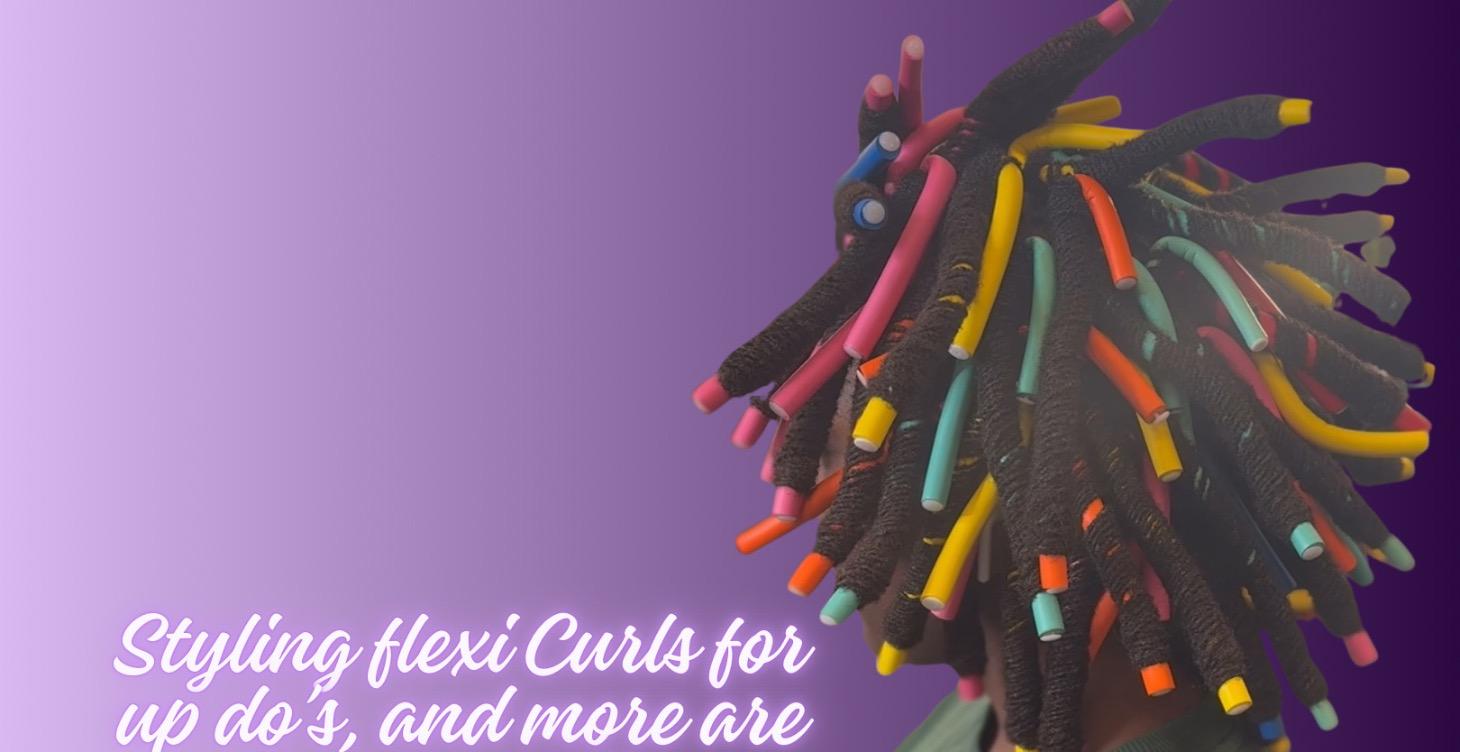 Styling | How to Use Flexi Rods on Locs