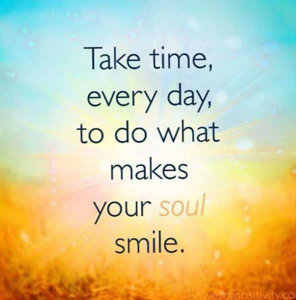 Take time to enjoy simple pleasures