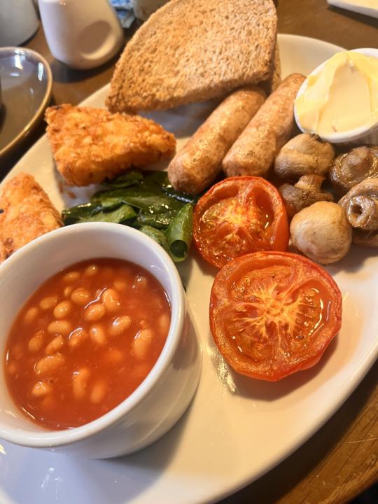 Vegan breakfast -Cowes Isle of Wight 