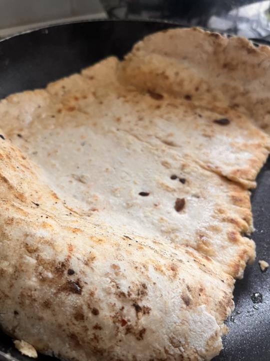 Rustic Homemade chapati