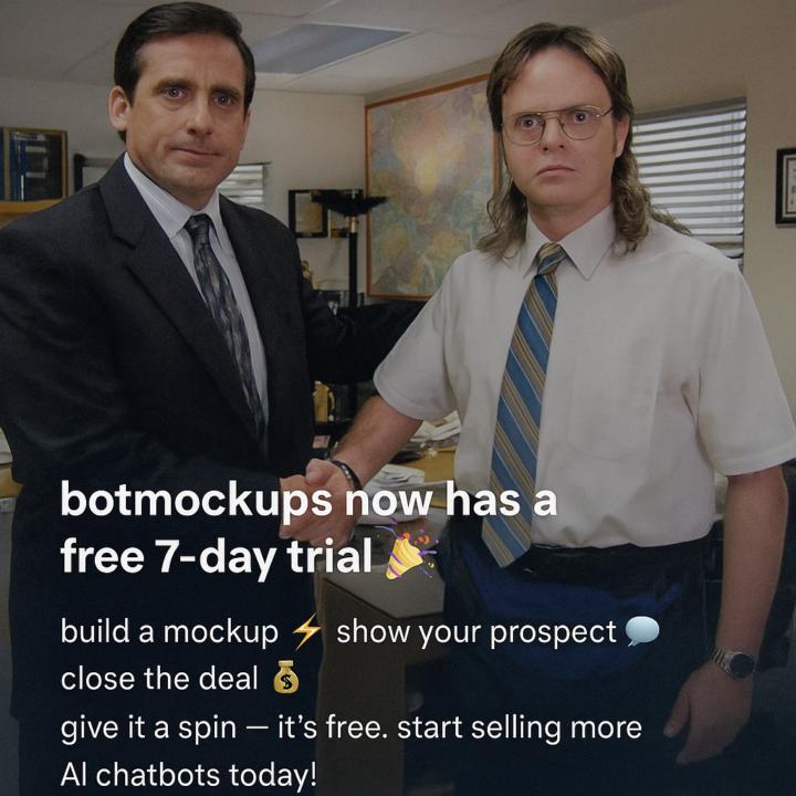 botmockups Free Trial 🤝