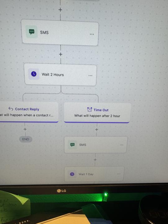 Can you drop a contact on a new section of a workflow