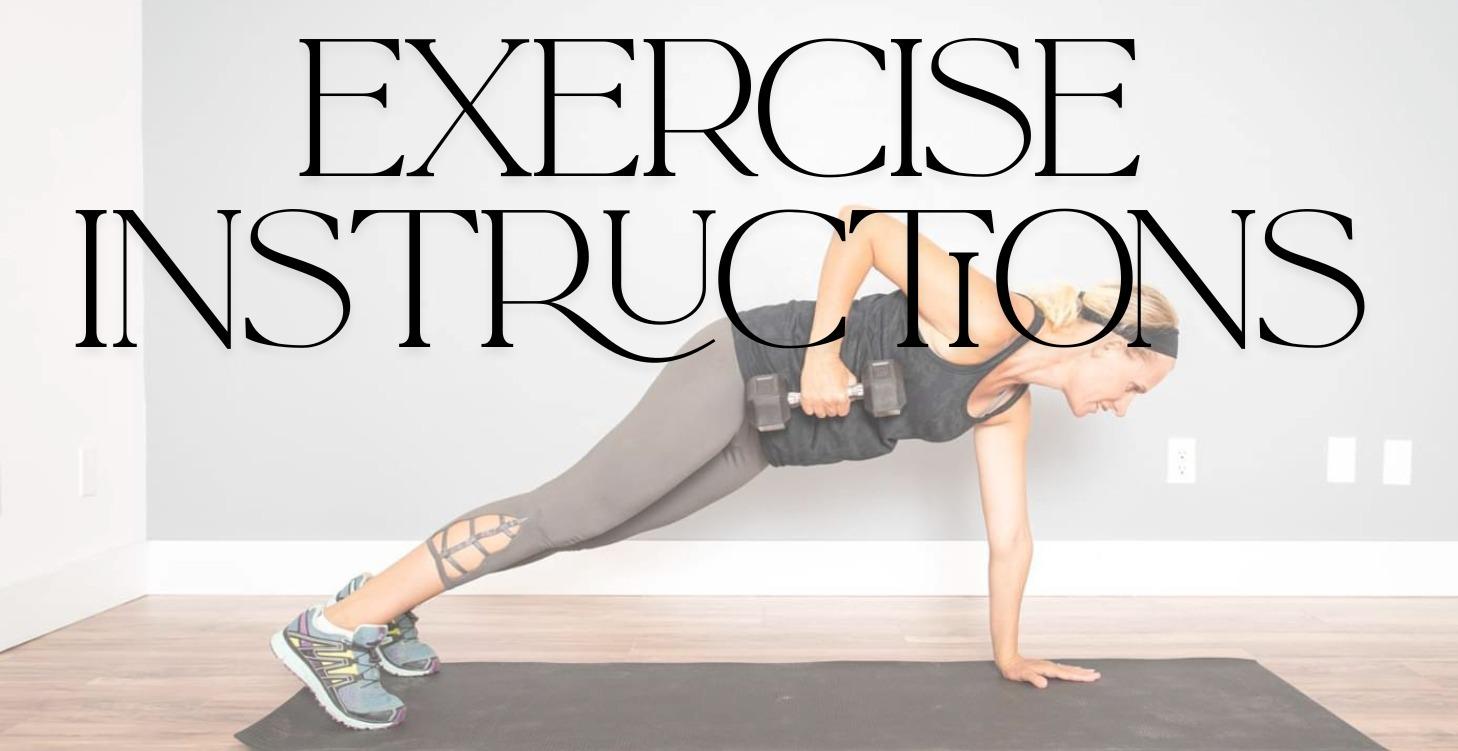 Exercise Instructions
