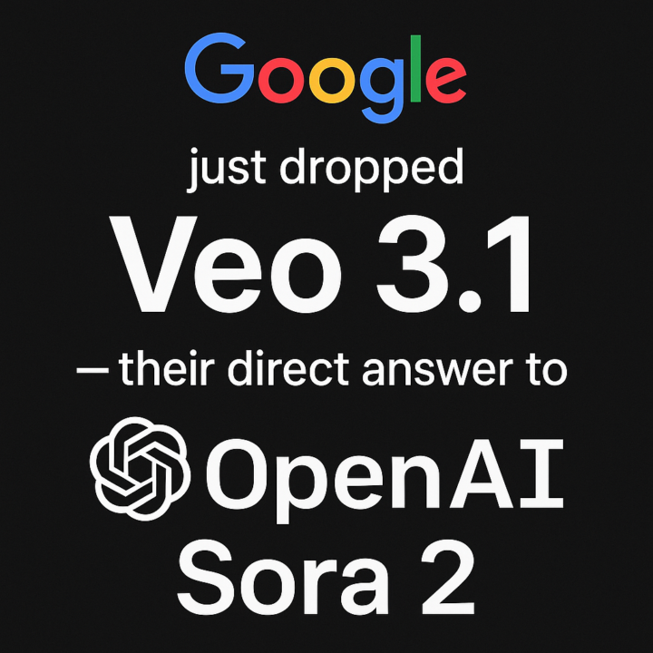 Google just dropped Veo 3.1 — their direct answer to OpenAI’s Sora 2.