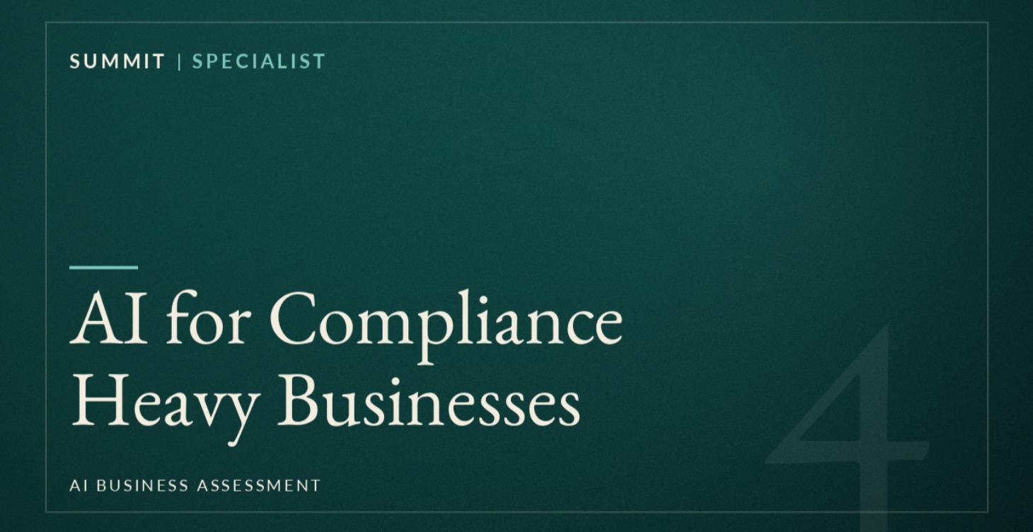 AI for Compliance Heavy Businesses