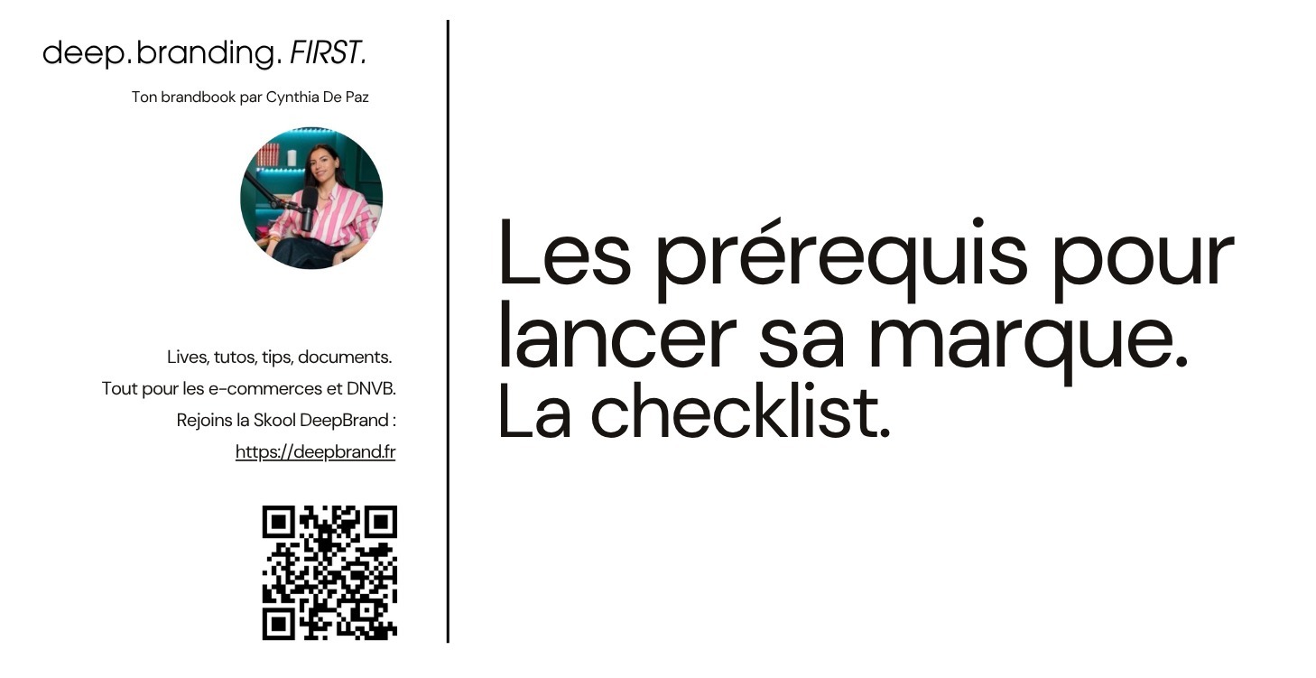 Checklist pour lancer sa marque