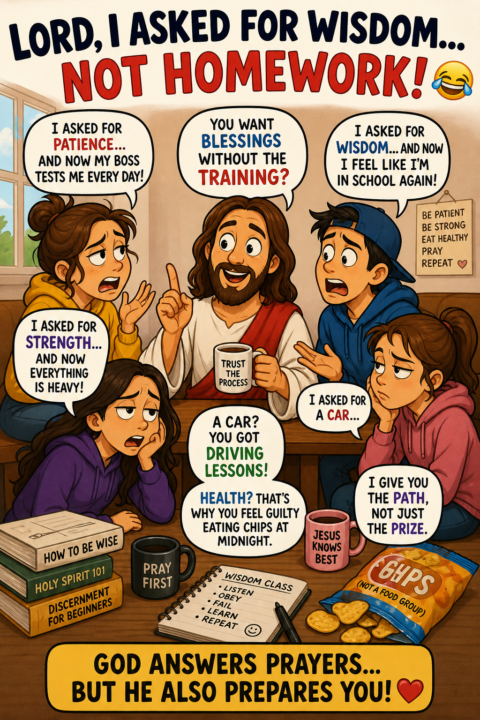  “Lord, I Asked for Wisdom… Not Homework!”