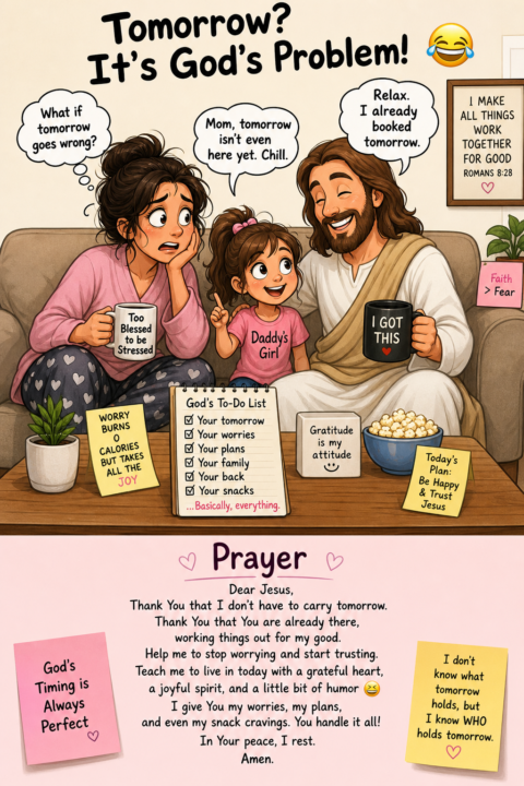  “Tomorrow Called… Jesus Said He’s Got It”