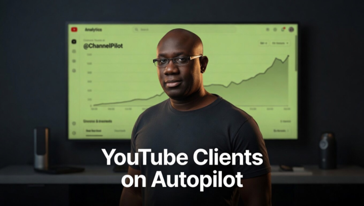 Going live at 1pm London - How to Turn Your YouTube Channel Into a Client Pipeline