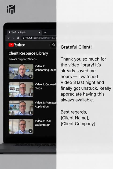 I slashed client support time by over 60% - without hiring help or fancy tools.