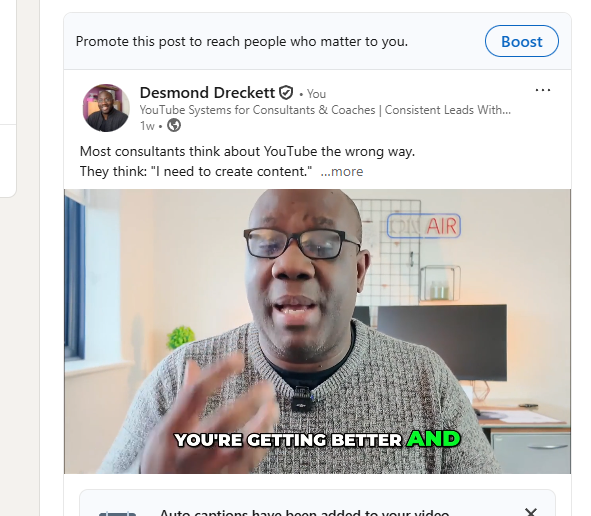 How I Turn One YouTube Video Into Three Weeks of LinkedIn Content (Without Recording Anything New)