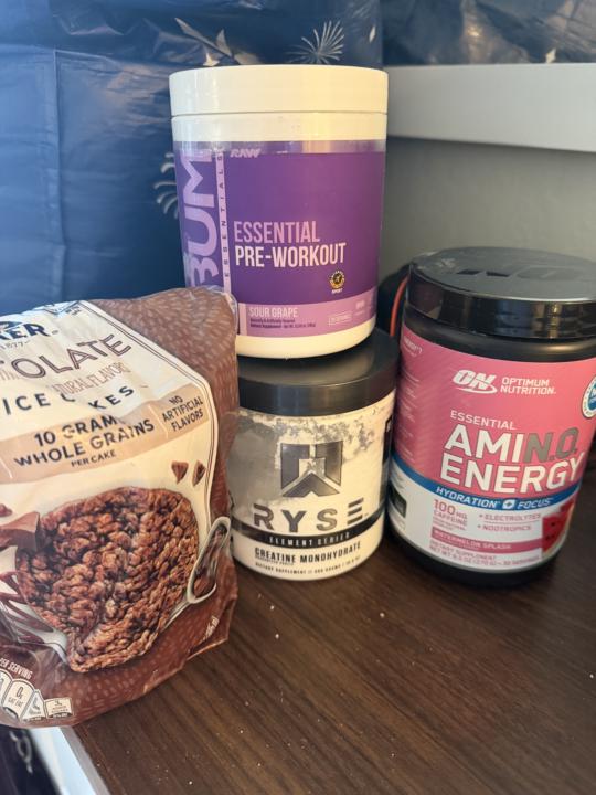 My current pre workout stack 💪