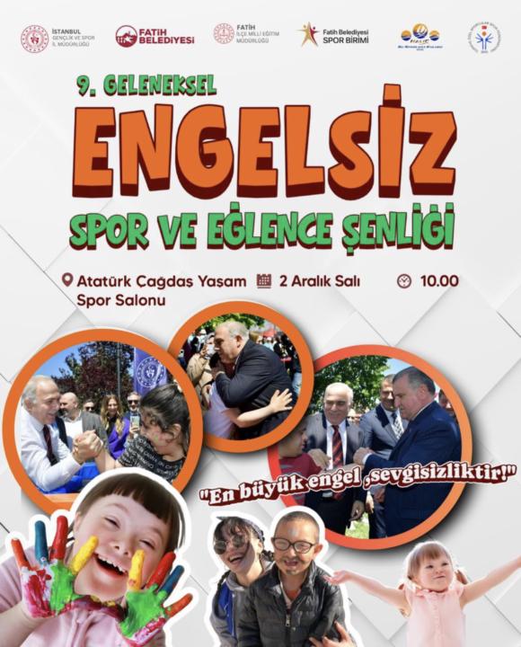 Engelsiz Şenlik 9. Kez Fatih’te!