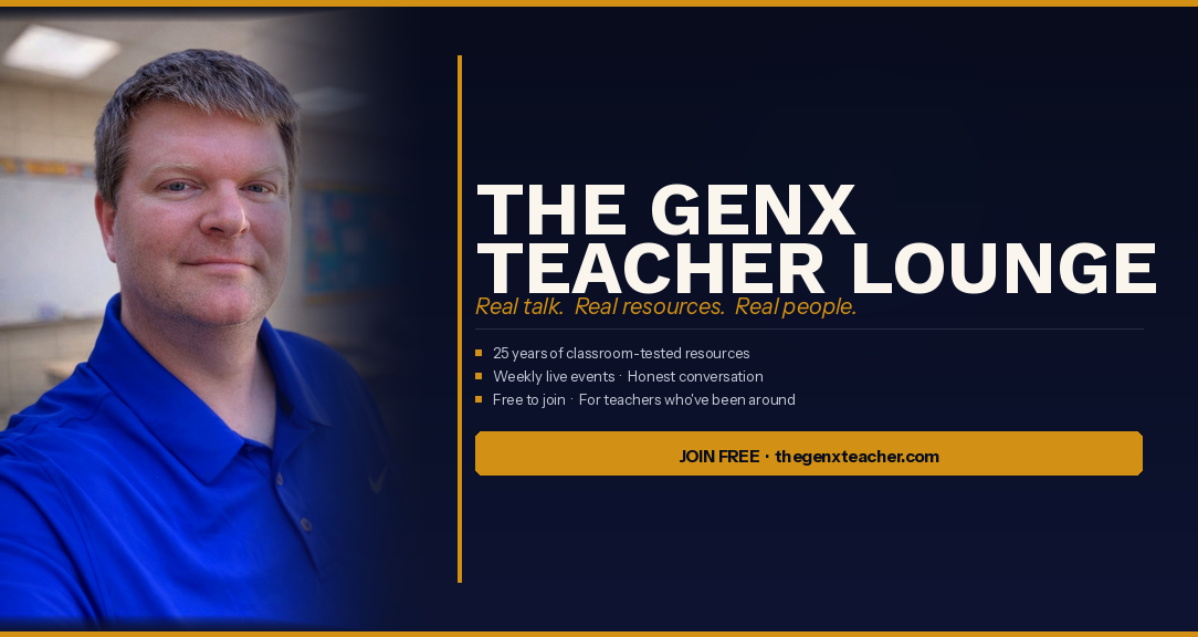 The GenX Teacher Lounge
