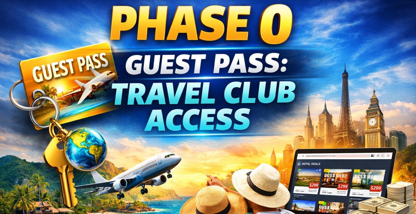 🌍 Phase 0 — FREE Guest Pass: Travel Club Access