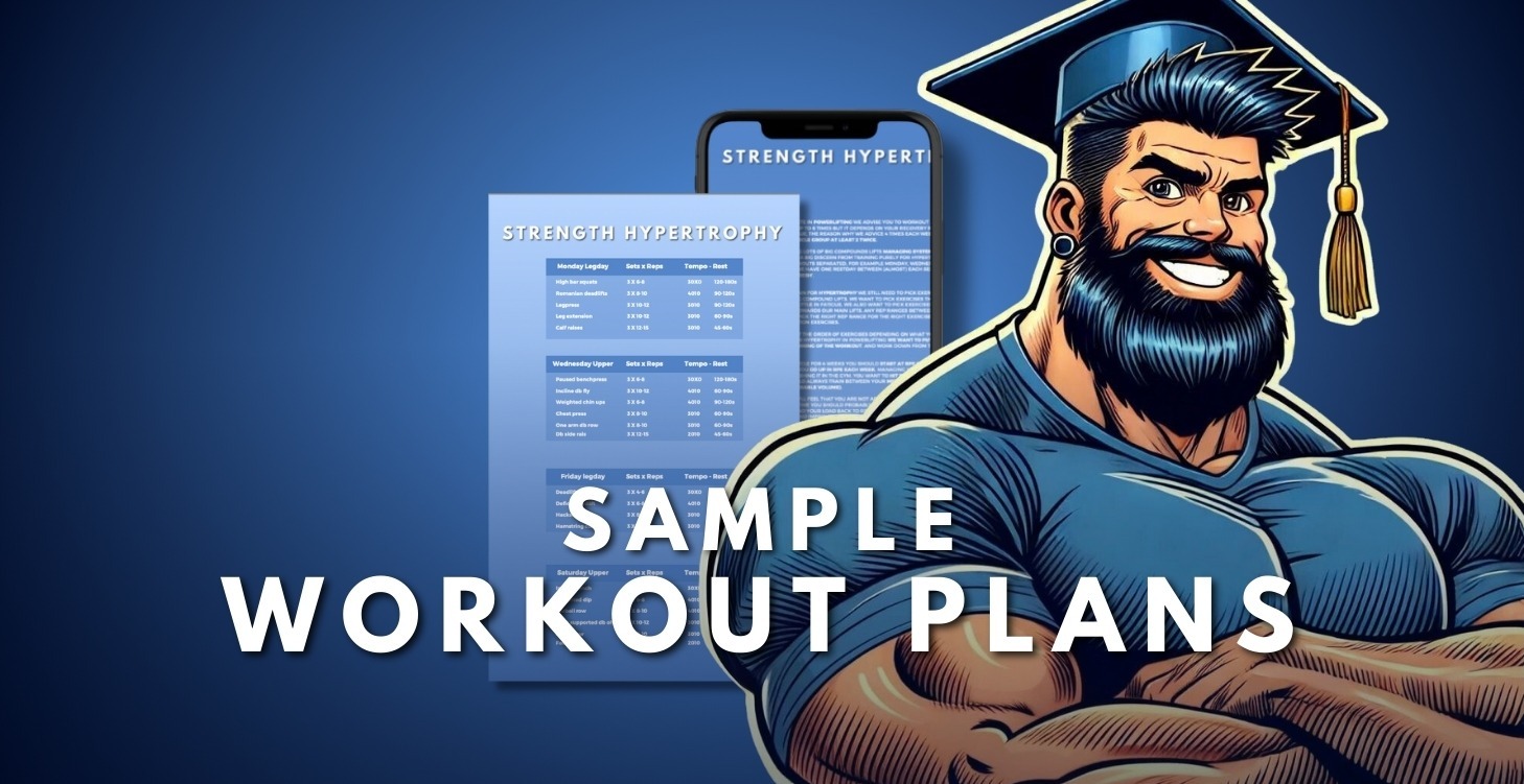 SAMPLE WORKOUT PROGRAMS